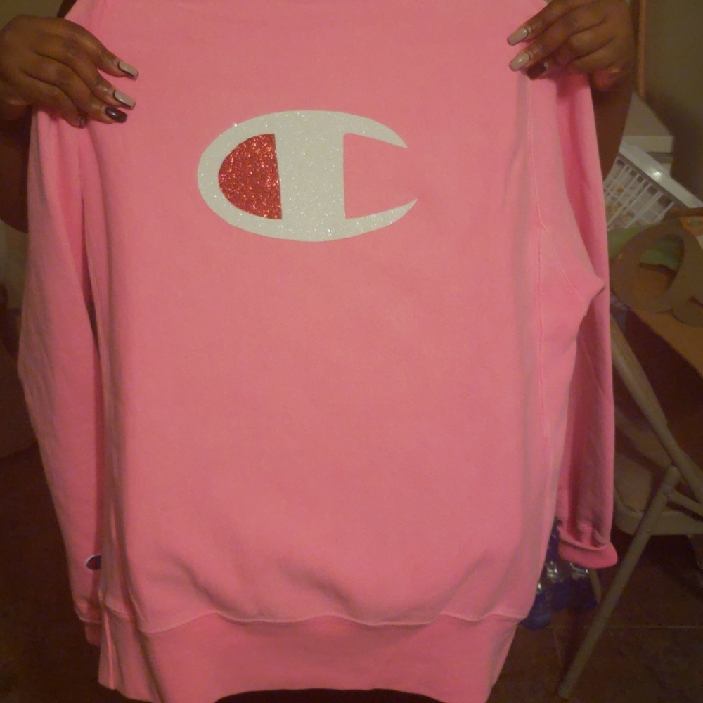 Authentic Pink Champion Sweater(Added Bonus)